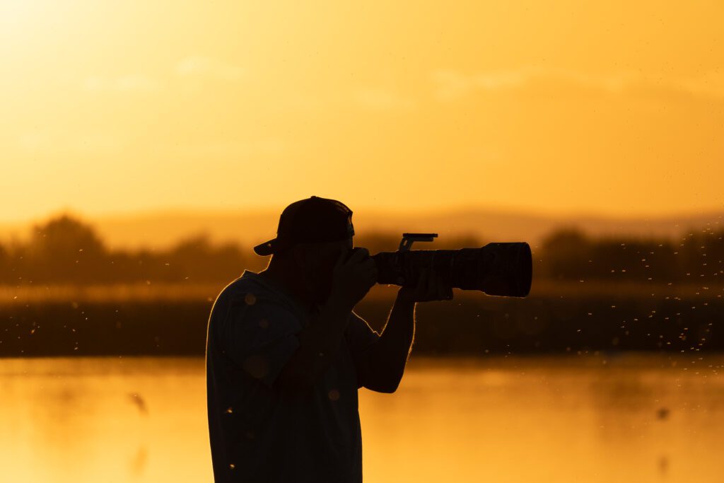 Christoph beim Fotografieren